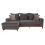 ΚΑΝΑΠΕΣ ΓΩΝΙΑ ΑΝΑΣΤΡΕΨΙΜΗ PORTOFINO ΥΦΑΣΜΑ ΑΛΕΚΙΑΣΤΟ ΓΚΡΙ 240x165x92Υεκ. HM3252.01 - Image 3