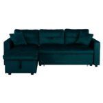 ΚΑΝΑΠΕΣ ΓΩΝΙΑ ΚΡΕΒΑΤΙ WAYNE 224x147x85Υεκ. HM3028.13 ΒΕΛΟΥΔΟ ΚΥΠΑΡΙΣΣΙ - Image 5