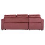 ΚΑΝΑΠΕΣ ΓΩΝΙΑ ΚΡΕΒΑΤΙ WAYNE 224x147x85Υεκ. HM3028.12 ΒΕΛΟΥΔΟ ΣΑΠΙΟ ΜΗΛΟ - Image 5