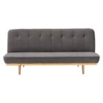 ΚΑΝΑΠΕΣ ΚΡΕΒΑΤΙ 3ΘΕΣΙΟΣ ΑΠΟ ΒΕΛΟΥΔΟ ΓΚΡΙ HM3168.01 193Χ85Χ88Υ εκ. - Image 4