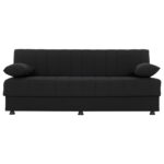 ΚΑΝΑΠΕΣ ΚΡΕΒΑΤΙ ANDRI ΤΡΙΘΕΣΙΟΣ ΜΑΥΡΟΣ HM3239.01 180x72x77 εκ. - Image 4