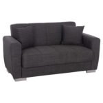 ΚΑΝΑΠΕΣ ΚΡΕΒΑΤΙ POLYA ΔΙΘΕΣΙΟΣ ΓΚΡΙ HM3241.03 153x87x77Υεκ.