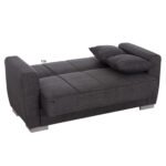 ΚΑΝΑΠΕΣ ΚΡΕΒΑΤΙ POLYA ΔΙΘΕΣΙΟΣ ΓΚΡΙ HM3241.03 153x87x77Υεκ. - Image 3