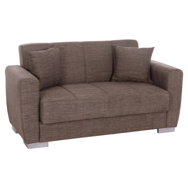 ΚΑΝΑΠΕΣ ΚΡΕΒΑΤΙ POLYA ΔΙΘΕΣΙΟΣ ΚΑΦΕ HM3241.02 153x87x77 εκ.