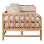 ΚΑΝΑΠΕΣ-ΚΡΕΒΑΤΙ ΕΞ. ΧΩΡΟΥ LIGNANO HM9660 RATTAΝ ΦΥΣΙΚΟ-ΜΠΕΖ ΜΑΞΙΛΑΡΙΑ 200x100x75Υεκ. - Image 4