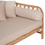 ΚΑΝΑΠΕΣ-ΚΡΕΒΑΤΙ ΕΞ. ΧΩΡΟΥ LIGNANO HM9660 RATTAΝ ΦΥΣΙΚΟ-ΜΠΕΖ ΜΑΞΙΛΑΡΙΑ 200x100x75Υεκ. - Image 6