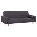 ΚΑΝΑΠΕΣ ΚΡΕΒΑΤΙ SALVADOR HM3150.01 ΓΚΡΙ ΜΕ 2 ΠΛΑΙΝΑ ΜΑΞΙΛΑΡΙΑ 222x97x80Y εκ.