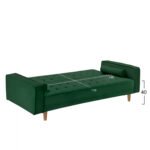 ΚΑΝΑΠΕΣ ΚΡΕΒΑΤΙ SALVADOR HM3150.13 ΒΕΛΟΥΔΟ ΚΥΠΑΡΙΣΣΙ 223X90X80Y εκ. - Image 3