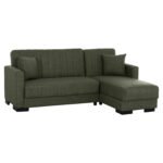 ΚΑΝΑΠΕΣ ΚΡΕΒΑΤΙ GHUFRAN ΓΩΝΙΑ ΑΝΑΣΤΡΕΨΙΜΗ DARK OLIVE ΜΕ ΑΠΟΘΗΚΕΤΙΚΟ ΧΩΡΟ HM3244.05 202x140x78Yεκ.