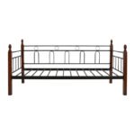 ΚΑΝΑΠΕΣ ΚΡΕΒΑΤΙ REVEN ΣΤΡΩΜΑ 90Χ190 εκ ΜΕΤΑΛΛΟ ΚΑΙ ΞΥΛΟ HM367 - Image 3