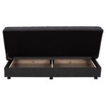 ΚΑΝΑΠΕΣ ΚΡΕΒΑΤΙ ΤΡΙΘΕΣΙΟΣ ΓΚΡΙ HM3239.03 180x72x77 εκ. - Image 5