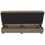 ΚΑΝΑΠΕΣ ΚΡΕΒΑΤΙ ANDRI ΤΡΙΘΕΣΙΟΣ ΚΑΦΕ HM3239.02 180x72x77Υ εκ. - Image 5