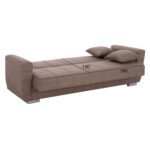 ΚΑΝΑΠΕΣ ΚΡΕΒΑΤΙ POLYA ΤΡΙΘΕΣΙΟΣ ΚΑΦΕ HM3240.02 215x80x77 εκ. - Image 3