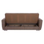 ΚΑΝΑΠΕΣ ΚΡΕΒΑΤΙ POLYA ΤΡΙΘΕΣΙΟΣ ΚΑΦΕ HM3240.02 215x80x77 εκ. - Image 5