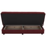 ΚΑΝΑΠΕΣ ΚΡΕΒΑΤΙ ANDRI ΤΡΙΘΕΣΙΟΣ ΚΟΚΚΙΝΟ HM3239.06 180x72x77 εκ. - Image 5