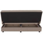 ΚΑΝΑΠΕΣ ΚΡΕΒΑΤΙ ANDRI ΤΡΙΘΕΣΙΟΣ ΜΠΕΖ HM3239.04 180x83x74Υ εκ. - Image 4