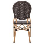 ΚΑΡΕΚΛΑ ΑΛΟΥΜΙΝΙΟΥ BAMBOO LOOK ΜΕ ΚΑΦΕ PE RATTAN HM5925.01 47x58x95Yεκ. - Image 6