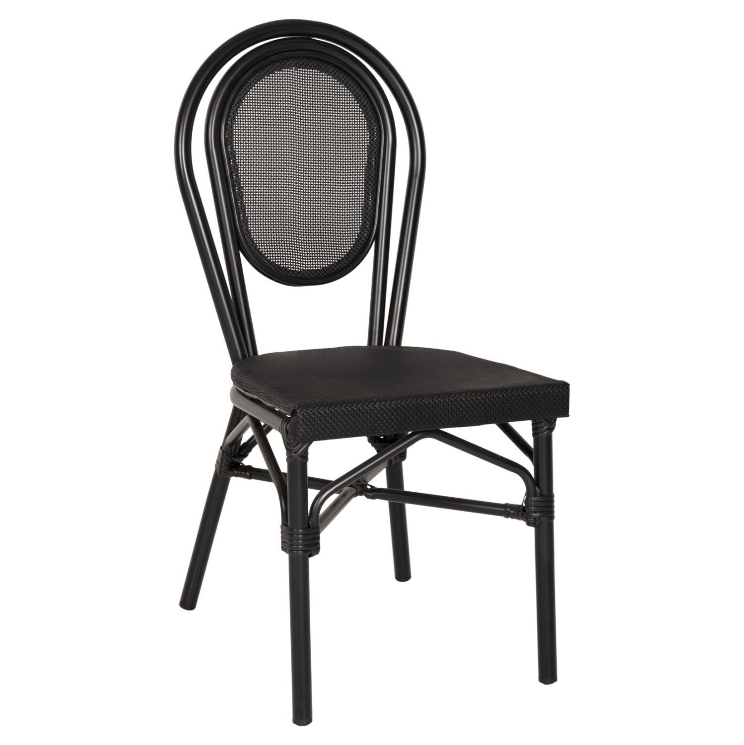 karekla-aloyminioy-bamboo-me-textline-45 ΚΑΡΕΚΛΑ ΑΛΟΥΜΙΝΙΟΥ TRENT BAMBOO LOOK ΜΕ TEXTLINE 45x57x88 εκ. HM5052 - Image 1