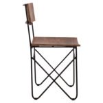 ΚΑΡΕΚΛΑ ΑΠΟ ΜΑΣΙΦ ΞΥΛΟ ΑΚΑΚΙΑΣ KAI ΜΕΤΑΛΛΟ ΦΥΣΙΚΟ 46x51x84Υεκ.HM8180.11 - Image 4