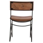 ΚΑΡΕΚΛΑ ΑΠΟ ΜΑΣΙΦ ΞΥΛΟ ΑΚΑΚΙΑΣ KAI ΜΕΤΑΛΛΟ ΦΥΣΙΚΟ 46x51x84Υεκ.HM8180.11 - Image 6