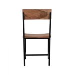 ΚΑΡΕΚΛΑ ΑΠΟ ΜΕΤΑΛΛΟ ΚΑΙ ΜΑΣΙΦ ΞΥΛΟ ΑΚΑΚΙΑΣ ΦΥΣΙΚΟ 45,5x43,5x85,5Υεκ.HM8179.11 - Image 6