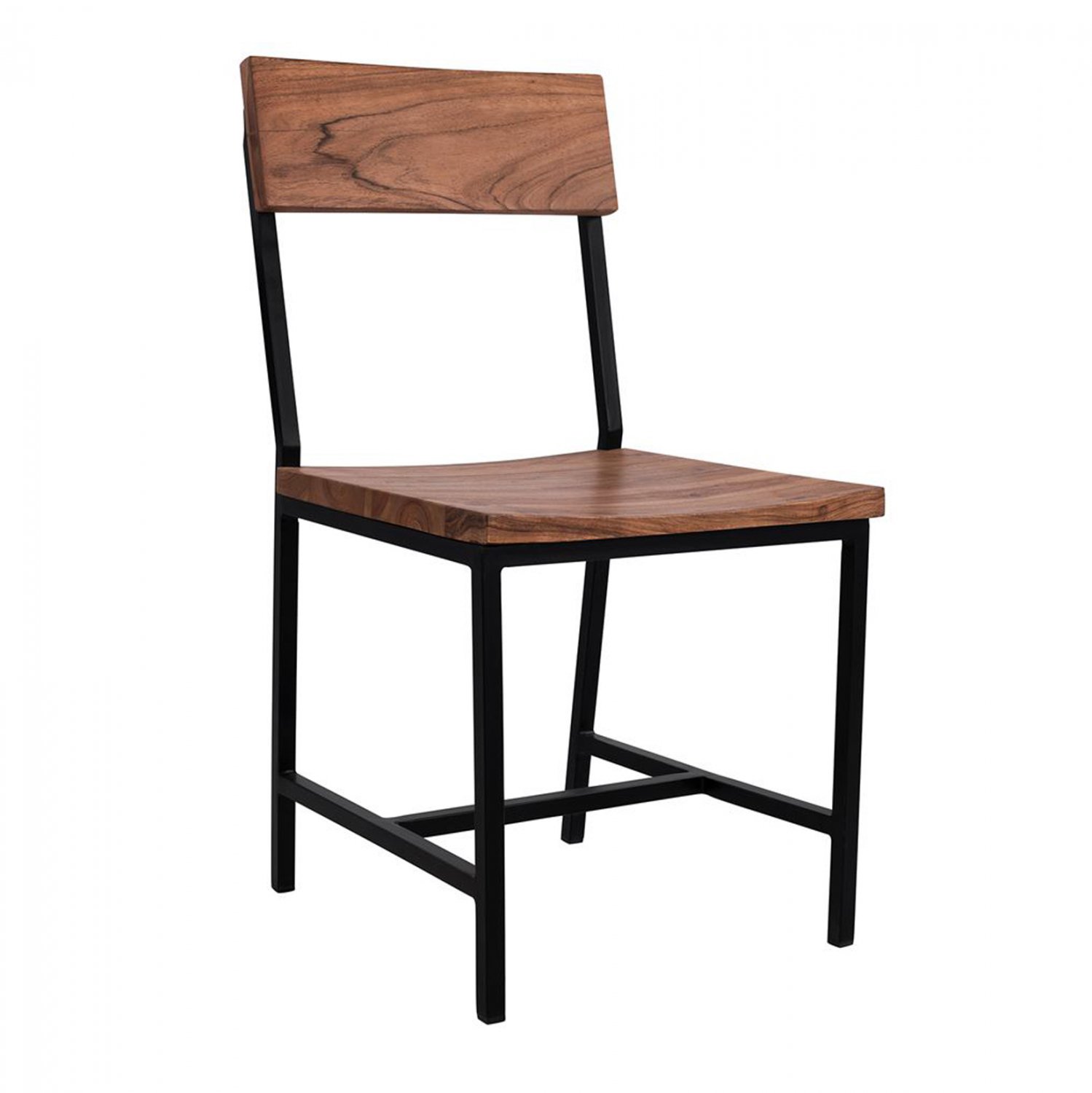 karekla-apo-metallo-masif-xylo-akakias-f ΚΑΡΕΚΛΑ ΑΠΟ ΜΕΤΑΛΛΟ ΚΑΙ ΜΑΣΙΦ ΞΥΛΟ ΑΚΑΚΙΑΣ ΦΥΣΙΚΟ 45,5x43,5x85,5Υεκ.HM8179.11 - Image 1