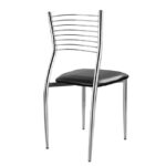 ΚΑΡΕΚΛΑ ELVIRA HM0025.02 ΜΕ ΚΑΘΙΣΜΑ ΑΠΟ ΜΑΥΡΟ PU 40X44X83 εκ. - Image 5