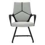 ΚΑΡΕΚΛΑ ΣΥΝΕΡΓΑΣΙΑΣ CENTRIC HM1074.21 ΓΚΡΙ & ΣΚΕΛΕΤΟ ΜΑΥΡΟ 64x60x94,5Yεκ. - Image 3