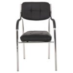 ΚΑΡΕΚΛΑ ΕΠΙΣΚΕΠΤΟΥ OBERON HM1018.01 ΜΑΥΡΟ PU 51x52x86Υ εκ. - Image 3