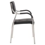 ΚΑΡΕΚΛΑ ΕΠΙΣΚΕΠΤΟΥ OBERON HM1018.01 ΜΑΥΡΟ PU 51x52x86Υ εκ. - Image 4