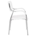 ΚΑΡΕΚΛΑ ΓΡΑΦΕΙΟΥ ΕΠΙΣΚΕΠΤΟΥ OBERON HM1018.02 ΑΣΠΡΟ PU 51x52x88Yεκ. - Image 4