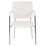 ΚΑΡΕΚΛΑ QUESTA ΜΕ ΜΠΡΑΤΣΑ HM1070.02 ΛΕΥΚΗ 56,5x59x85 cm - Image 3