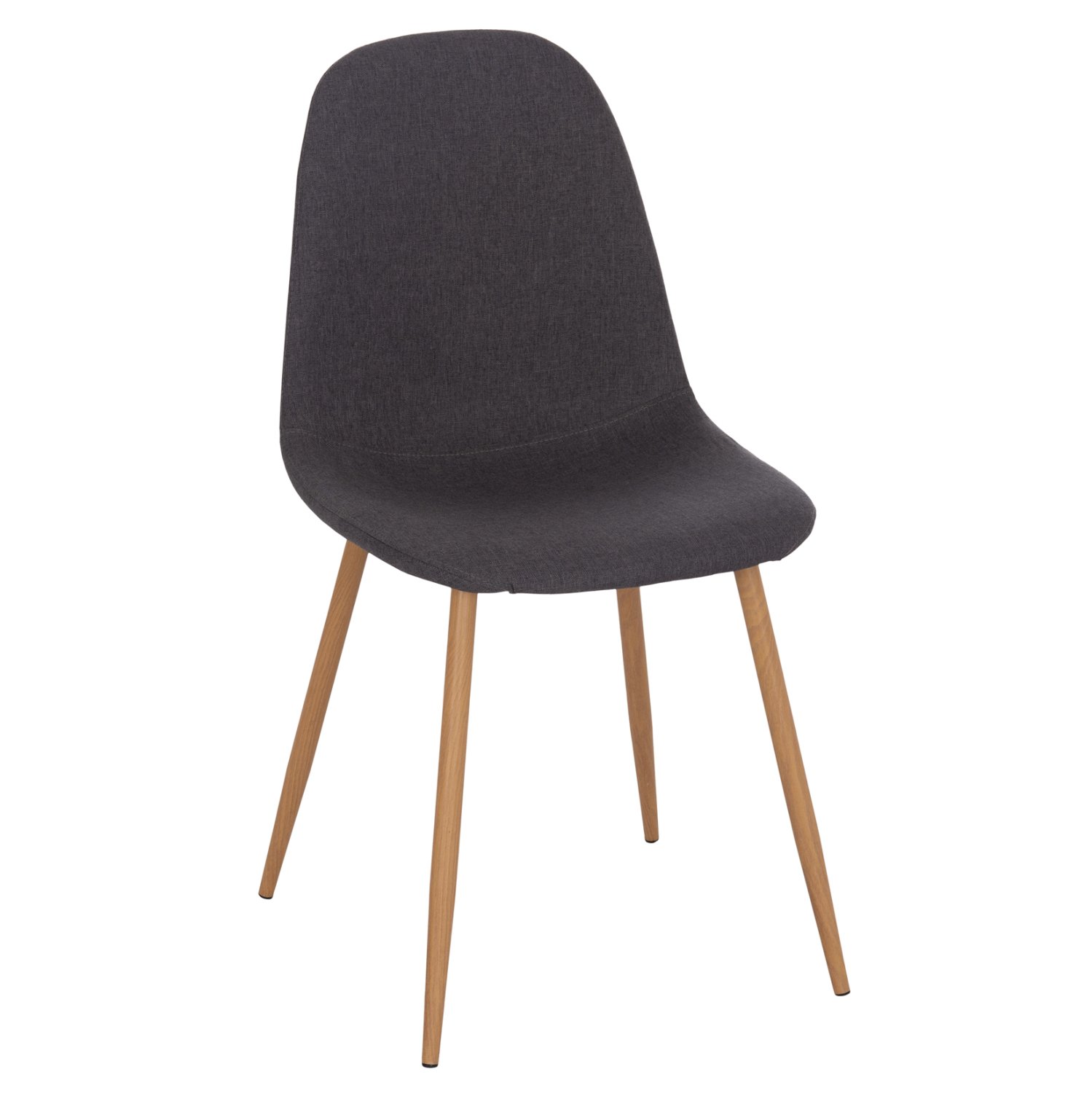 karekla-fb90010010-me-metallika-podia-yf ΚΑΡΕΚΛΑ LEONARDO HM00100.10 ΜΕ ΜΕΤΑΛΛΙΚΑ ΠΟΔΙΑ & ΥΦΑΣΜΑ ΓΚΡΙ 45x51.5x85Υεκ. - Image 1