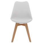 ΚΑΡΕΚΛΑ VEGAS HM0033.01 ΜΕ ΞΥΛΙΝΑ ΠΟΔΙΑ ΚΑΙ ΜΕ ΚΑΘΙΣΜΑ ΛΕΥΚΟ 47x56,6x82Υεκ. - Image 3