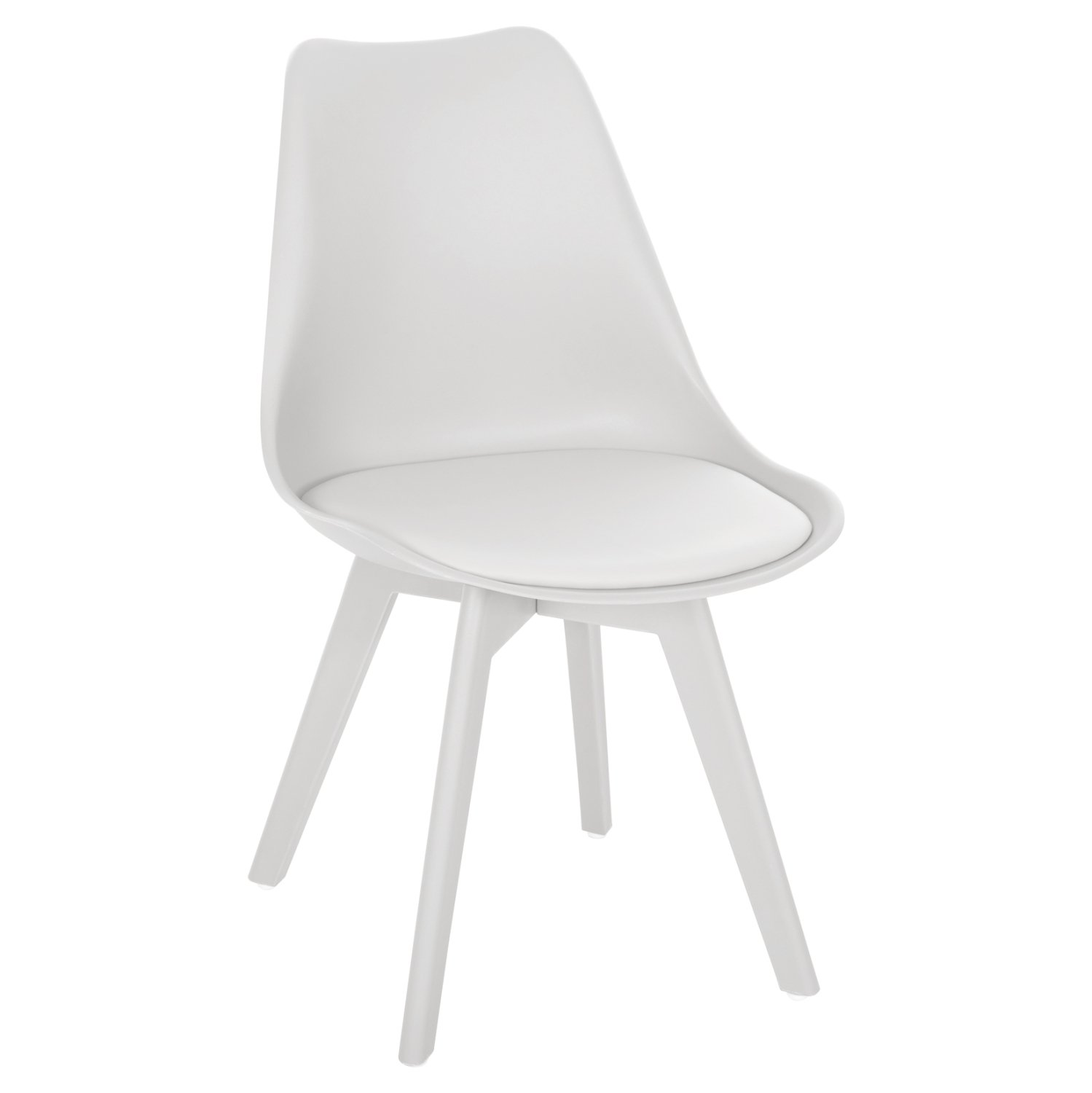 karekla-fb9003331-polypropylenioy-pu-ley ΚΑΡΕΚΛΑ VEGAS HM0033.31 ΠΟΛΥΠΡΟΠΥΛΕΝΙΟΥ-PU- ΛΕΥΚΟ 47,5x55x82 εκ. - Image 1