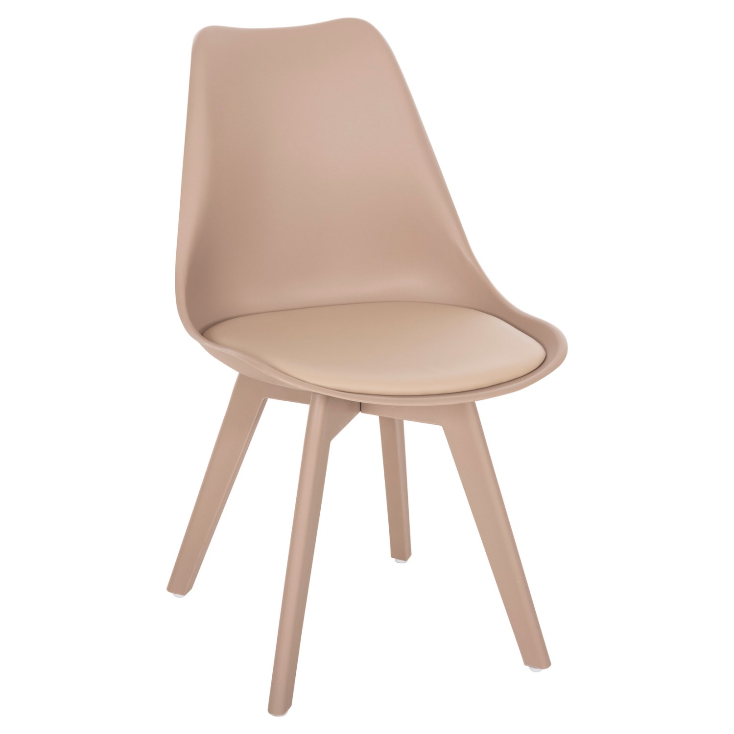 karekla-fb9003345-me-podia-polypropyleni ΚΑΡΕΚΛΑ VEGAS HM0033.45 ΜΕ ΠΟΔΙΑ ΠΟΛΥΠΡΟΠΥΛΕΝΙΟΥ ΚΑΙ ΚΑΘΙΣΜΑ PP ΚΑΠΟΥΤΣΙΝΟ 49x55,5x84Υ - Image 1