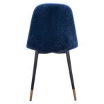 ΚΑΡΕΚΛΑ LUCILLE HM8552.08 ΑΠΟ ΒΕΛΟΥΔΟ ΜΠΛΕ ΜΕ ΜΕΤΑΛΛΙΚΟ ΣΚΕΛΕΤΟ 45X56X81Υ εκ. - Image 6