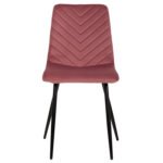 ΚΑΡΕΚΛΑ LATRELL HM8587.02 ΒΕΛΟΥΔΟ ΣΑΠΙΟ ΜΗΛΟ ΜΕ ΜΑΥΡΑ ΜΕΤΑΛΛΙΚΑ ΠΟΔΙΑ 43x54x88Υεκ. - Image 3