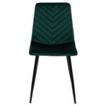 ΚΑΡΕΚΛΑ LATRELL HM8587.03 ΒΕΛΟΥΔΟ ΚΥΠΑΡΙΣΣΙ ΜΕ ΜΑΥΡΑ ΜΕΤΑΛΛΙΚΑ ΠΟΔΙΑ 43x54x88Υεκ. - Image 3