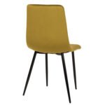 ΚΑΡΕΚΛΑ LATRELL HM8587.07 ΒΕΛΟΥΔΟ ΛΑΔΙ ΜΕ ΜΑΥΡΑ ΜΕΤΑΛΛΙΚΑ ΠΟΔΙΑ 43x54x88Υεκ. - Image 5