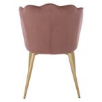 ΚΑΡΕΚΛΑ AVIE HM8737.02 ΒΕΛΟΥΔΟ ΣΑΠΙΟ ΜΗΛΟ ΜΕ ΜΕΤΑΛΛΙΚΟ ΧΡΥΣΟ ΣΚΕΛΕΤΟ 48x48x85 εκ. - Image 6