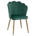 ΚΑΡΕΚΛΑ AVIE HM8737.03 ΒΕΛΟΥΔΟ ΚΥΠΑΡΙΣΣΙ ΜΕ ΜΕΤΑΛΛΙΚΟ ΧΡΥΣΟ ΣΚΕΛΕΤΟ 57.5x57.5x85 εκ.