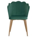 ΚΑΡΕΚΛΑ AVIE HM8737.03 ΒΕΛΟΥΔΟ ΚΥΠΑΡΙΣΣΙ ΜΕ ΜΕΤΑΛΛΙΚΟ ΧΡΥΣΟ ΣΚΕΛΕΤΟ 57.5x57.5x85 εκ. - Image 3