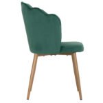 ΚΑΡΕΚΛΑ AVIE HM8737.03 ΒΕΛΟΥΔΟ ΚΥΠΑΡΙΣΣΙ ΜΕ ΜΕΤΑΛΛΙΚΟ ΧΡΥΣΟ ΣΚΕΛΕΤΟ 57.5x57.5x85 εκ. - Image 4