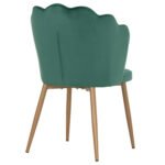 ΚΑΡΕΚΛΑ AVIE HM8737.03 ΒΕΛΟΥΔΟ ΚΥΠΑΡΙΣΣΙ ΜΕ ΜΕΤΑΛΛΙΚΟ ΧΡΥΣΟ ΣΚΕΛΕΤΟ 57.5x57.5x85 εκ. - Image 5