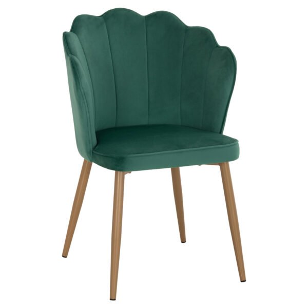 ΚΑΡΕΚΛΑ AVIE HM8737.03 ΒΕΛΟΥΔΟ ΚΥΠΑΡΙΣΣΙ ΜΕ ΜΕΤΑΛΛΙΚΟ ΧΡΥΣΟ ΣΚΕΛΕΤΟ 57.5x57.5x85 εκ.