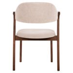 ΚΑΡΕΚΛΑ RIDER HM9734.02 RUBBERWOOD ΣΕ ΚΑΡΥΔΙ-ΥΦΑΣΜΑ ΕΚΡΟΥ 59x59x83Yεκ. - Image 6