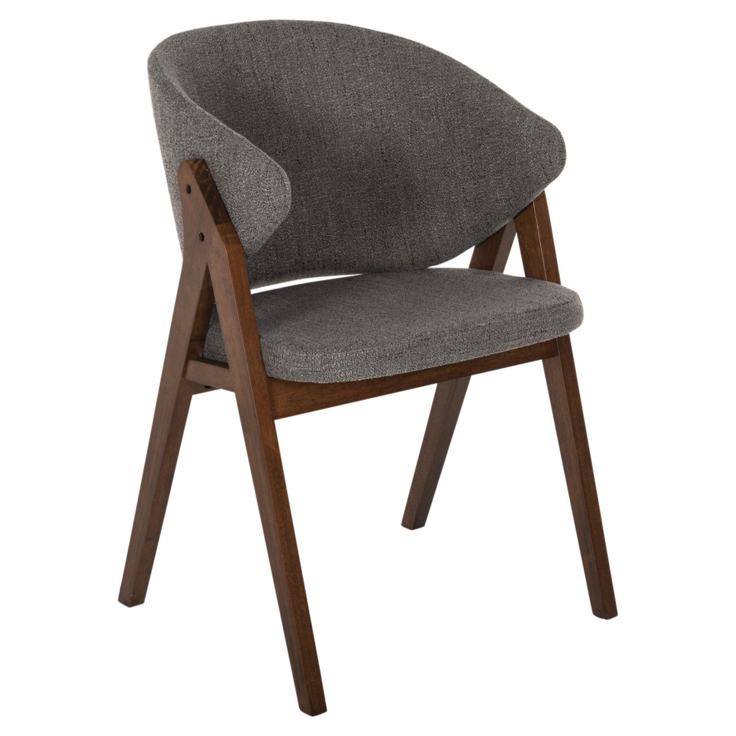 karekla-fb9974602-rubberwood-se-karydi-c ΚΑΡΕΚΛΑ HANA HM9746.02 RUBBERWOOD ΣΕ ΚΑΡΥΔΙ ΧΡΩΜΑ-ΓΚΡΙ ΥΦΑΣΜΑ 55x60x84Yεκ. - Image 1