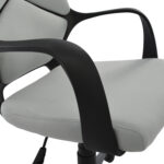 ΚΑΡΕΚΛΑ ΓΡΑΦΕΙΟΥ ANIVIA HM1073.21 ΓΚΡΙ & ΣΚΕΛΕΤΟ ΜΑΥΡΟ 64x61x127 cm - Image 6