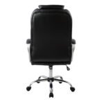 ΚΑΡΕΚΛΑ ΓΡΑΦΕΙΟΥ ΜΑΥΡΟ PU STARELL ΜΕ ΠΟΔΙ ΧΡΩΜΙΟ 65x71x106,5-116Y εκ.HM1025.01 - Image 5